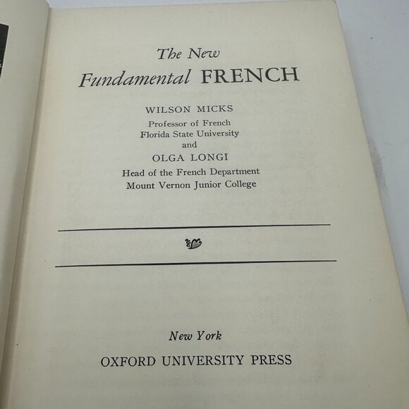 The New Fundamental French By Wilson Micks & Olga Longi - Picture 5 of 9